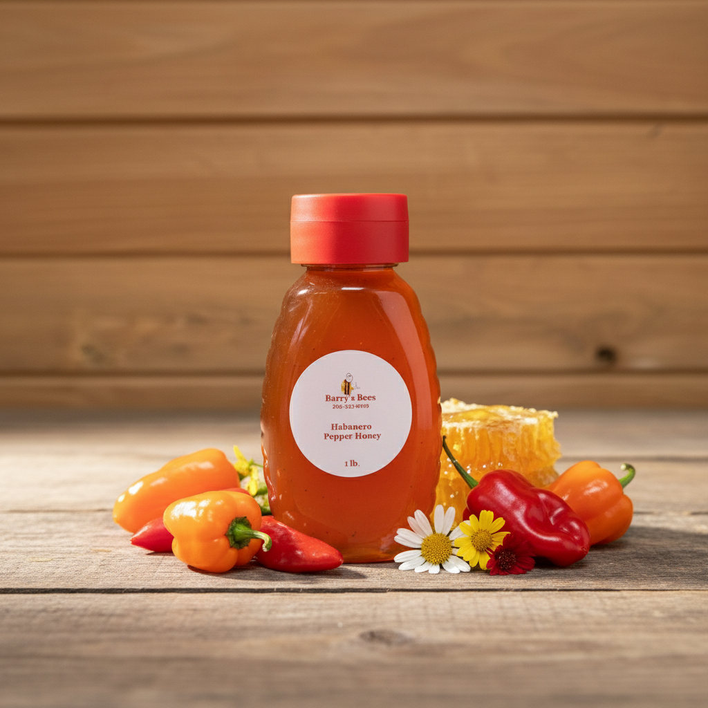 Habanero Pepper Honey 1 Pound