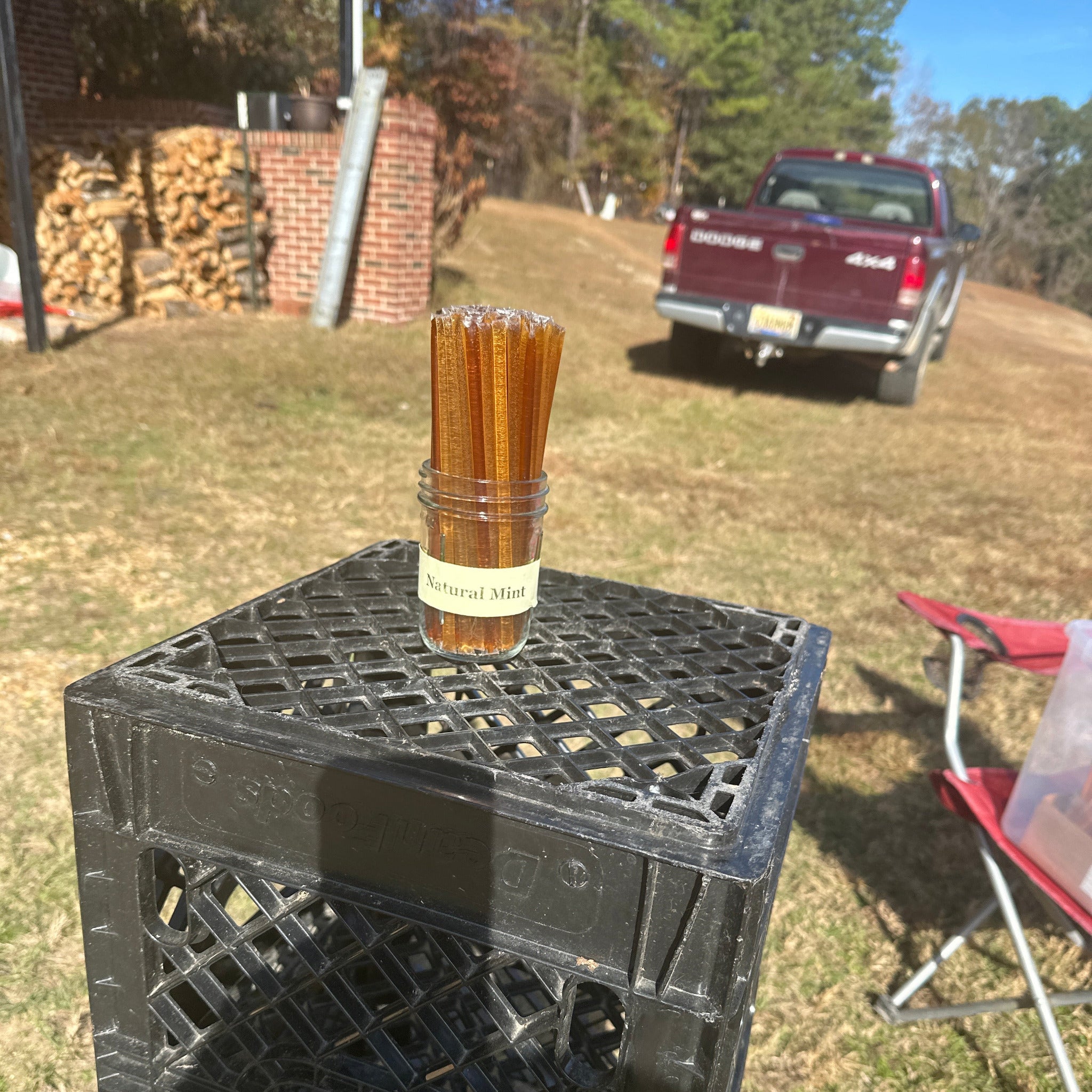 Honey Straws - Natural Mint